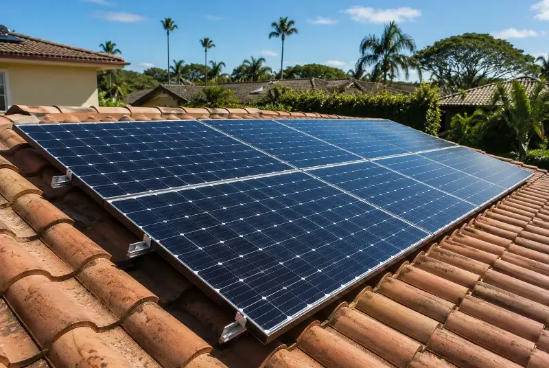 Installation de panneaux solaires à Geloux